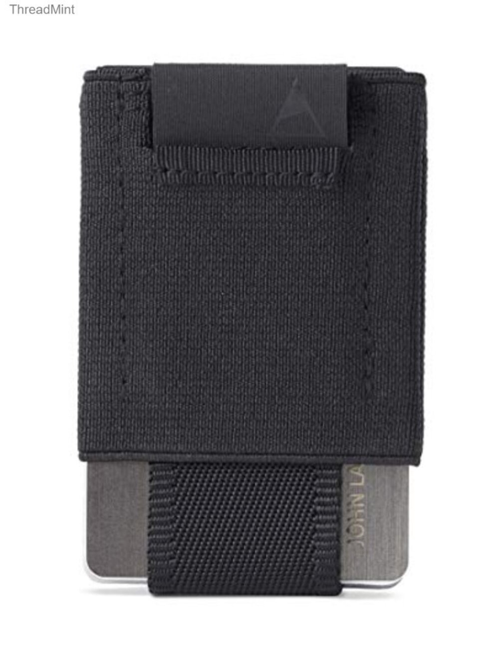 Slim Minimalist Wallet Faux Leather Credit Card Holder Pull Tab